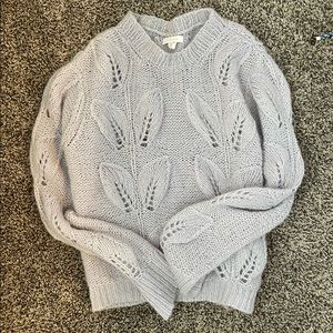 Intropia light lavender knit sweater